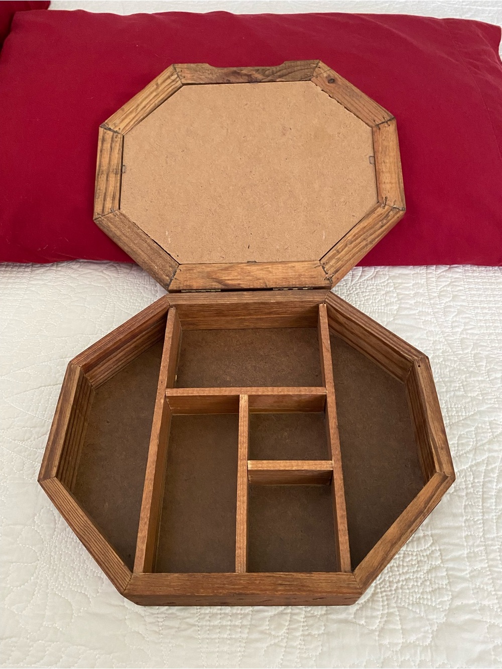 Vintage Wooden Box With Compartments
In Excellent Condition For The Age - Picture 2 of 14